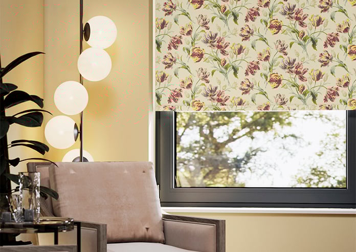 Laura Ashley Gosford, Cranberry - Twist&Fit Roller Blind - Image 5
